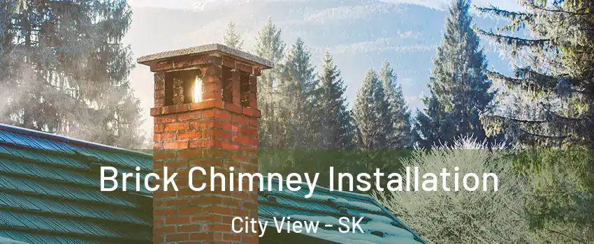  Brick Chimney Installation City View - SK