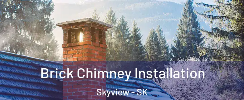  Brick Chimney Installation Skyview - SK