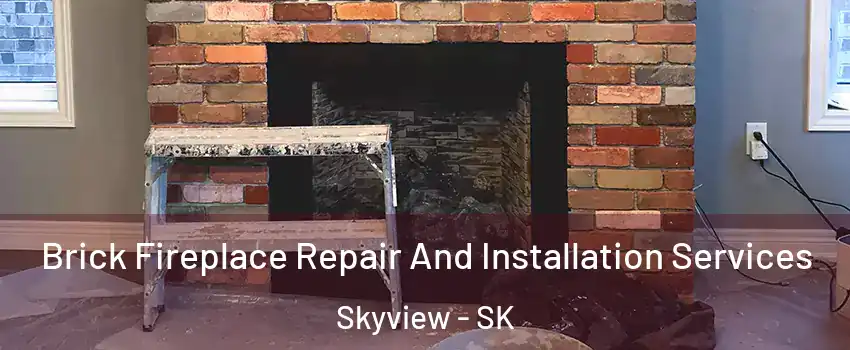  Brick Fireplace Repair And Installation Services Skyview - SK