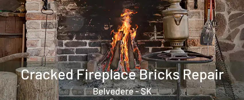  Cracked Fireplace Bricks Repair Belvedere - SK