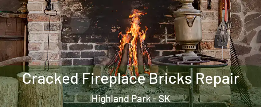  Cracked Fireplace Bricks Repair Highland Park - SK