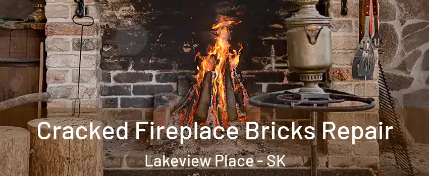  Cracked Fireplace Bricks Repair Lakeview Place - SK