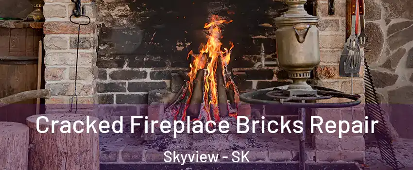  Cracked Fireplace Bricks Repair Skyview - SK