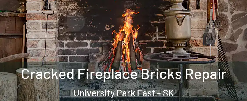  Cracked Fireplace Bricks Repair University Park East - SK