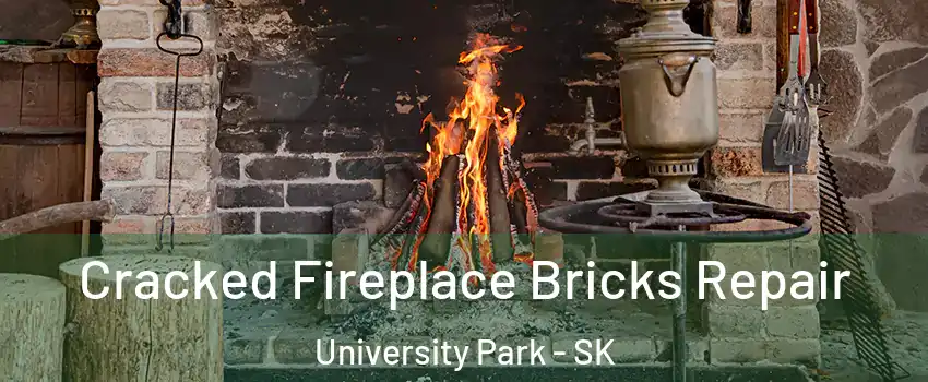  Cracked Fireplace Bricks Repair University Park - SK