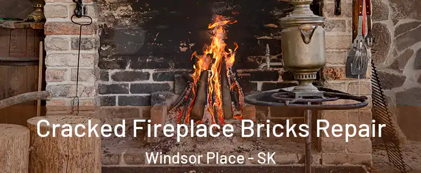  Cracked Fireplace Bricks Repair Windsor Place - SK