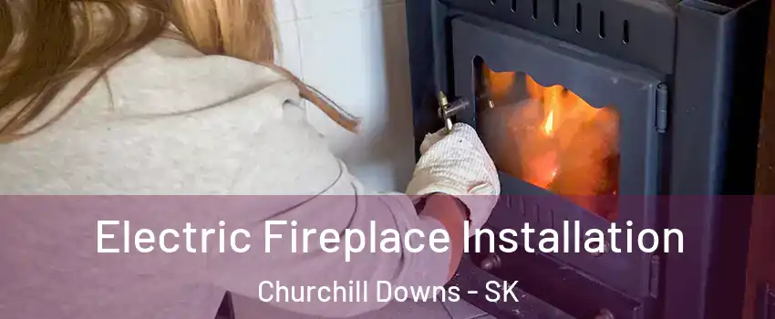  Electric Fireplace Installation Churchill Downs - SK