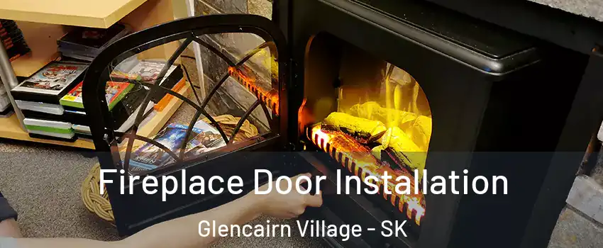  Fireplace Door Installation Glencairn Village - SK