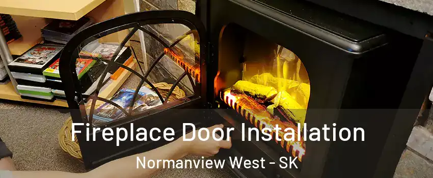  Fireplace Door Installation Normanview West - SK