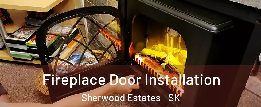  Fireplace Door Installation Sherwood Estates - SK