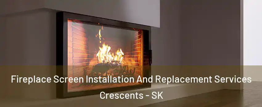 Fireplace Screen Installation And Replacement Services Crescents - SK
