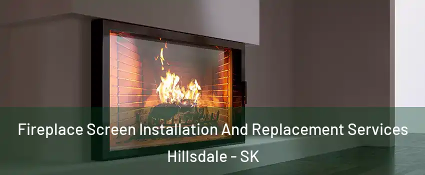 Fireplace Screen Installation And Replacement Services Hillsdale - SK