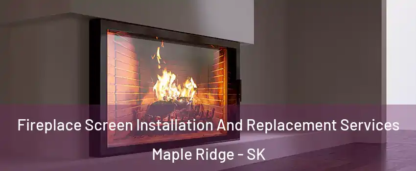 Fireplace Screen Installation And Replacement Services Maple Ridge - SK