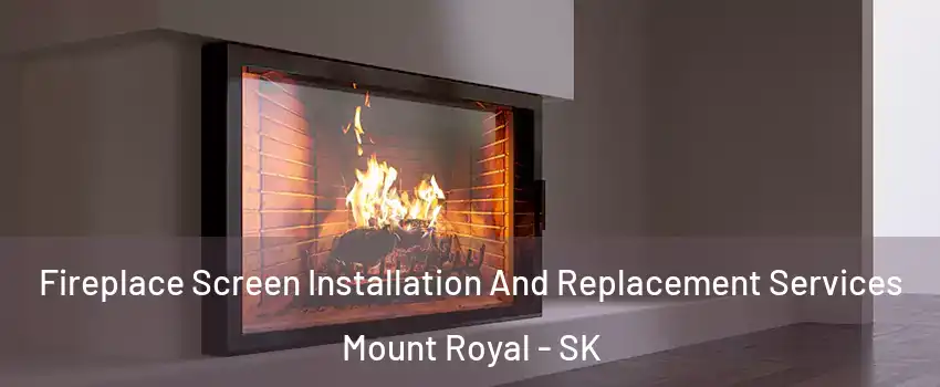 Fireplace Screen Installation And Replacement Services Mount Royal - SK