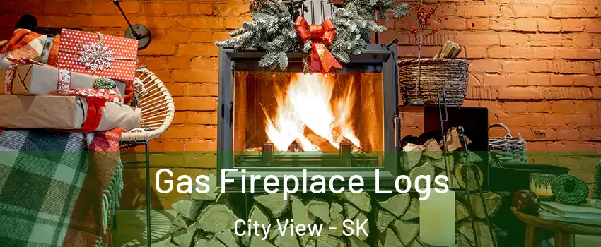  Gas Fireplace Logs City View - SK