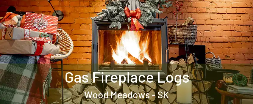  Gas Fireplace Logs Wood Meadows - SK