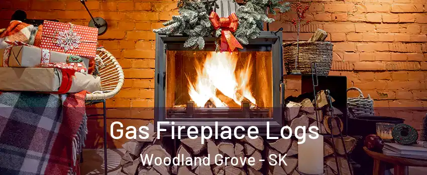  Gas Fireplace Logs Woodland Grove - SK