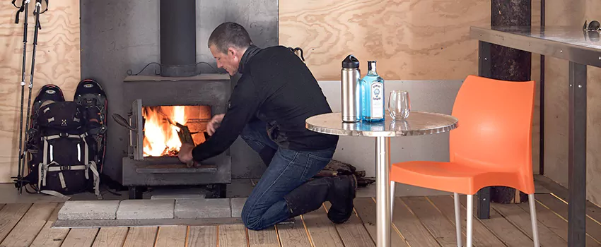 Open Hearth Wood Fireplace Installation in Regina, SK