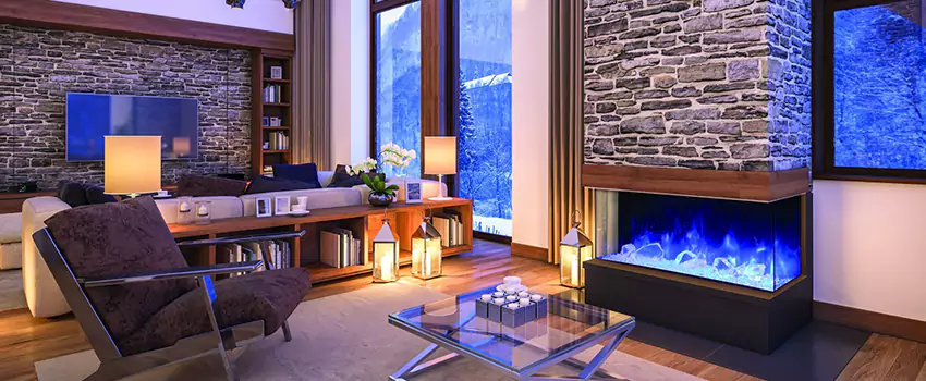 Dynamic Flame Color Fireplace Installation in Regina, SK