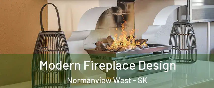  Modern Fireplace Design Normanview West - SK