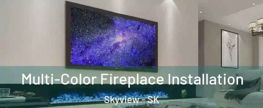  Multi-Color Fireplace Installation Skyview - SK