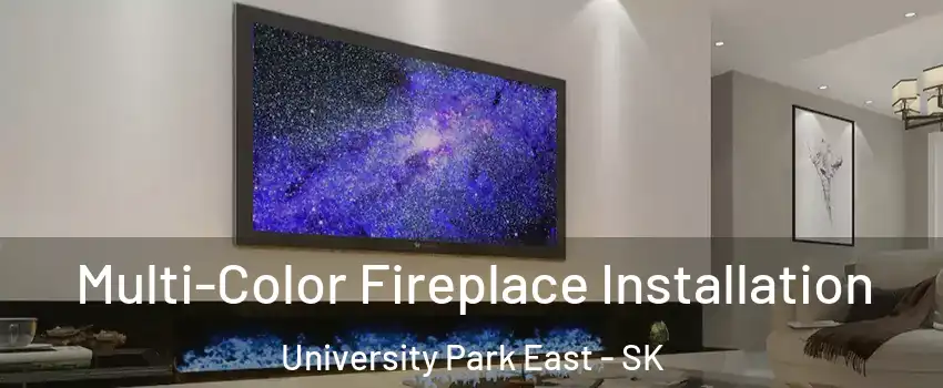  Multi-Color Fireplace Installation University Park East - SK