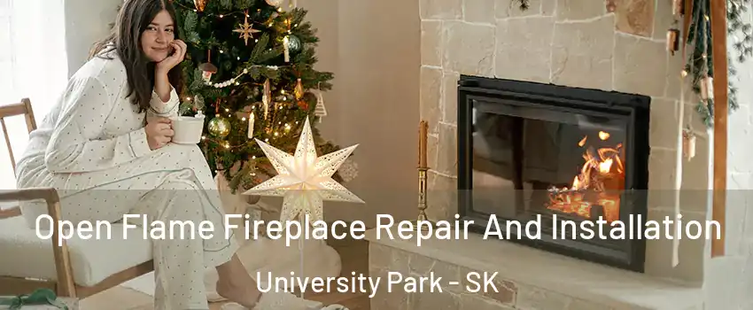  Open Flame Fireplace Repair And Installation University Park - SK