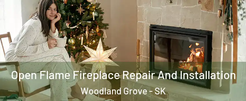  Open Flame Fireplace Repair And Installation Woodland Grove - SK