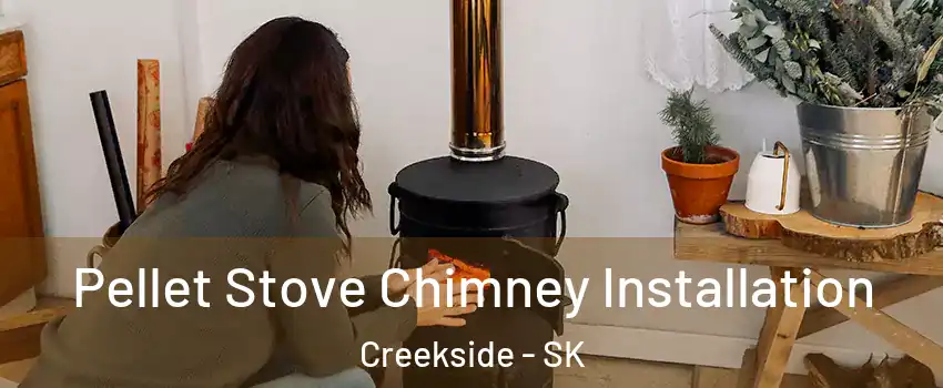  Pellet Stove Chimney Installation Creekside - SK