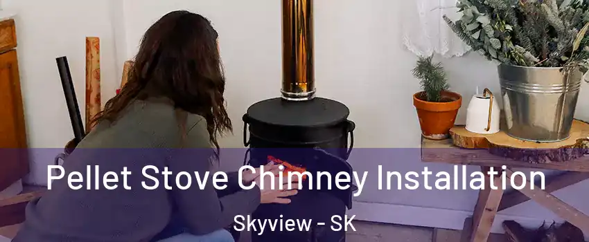  Pellet Stove Chimney Installation Skyview - SK
