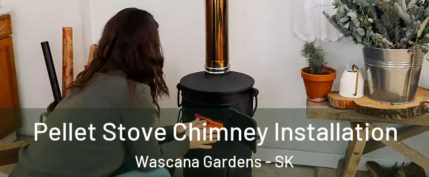  Pellet Stove Chimney Installation Wascana Gardens - SK