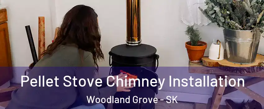  Pellet Stove Chimney Installation Woodland Grove - SK