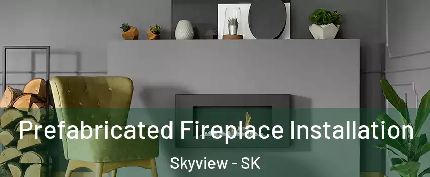  Prefabricated Fireplace Installation Skyview - SK