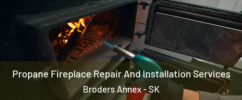Propane Fireplace Repair And Installation Services Broders Annex - SK