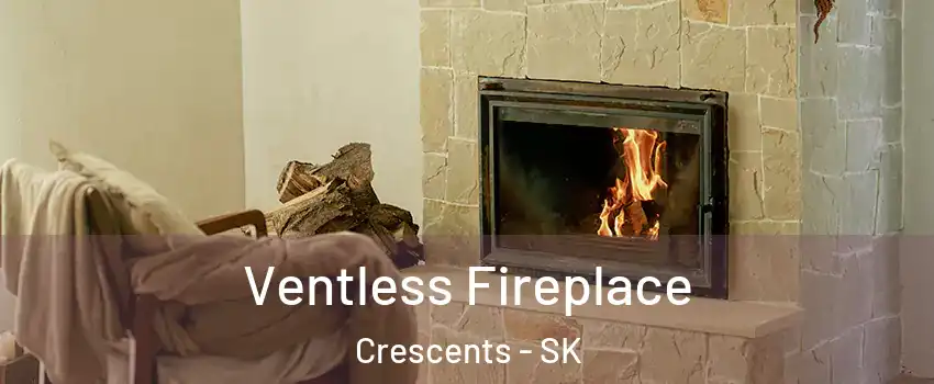  Ventless Fireplace Crescents - SK