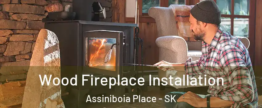  Wood Fireplace Installation Assiniboia Place - SK